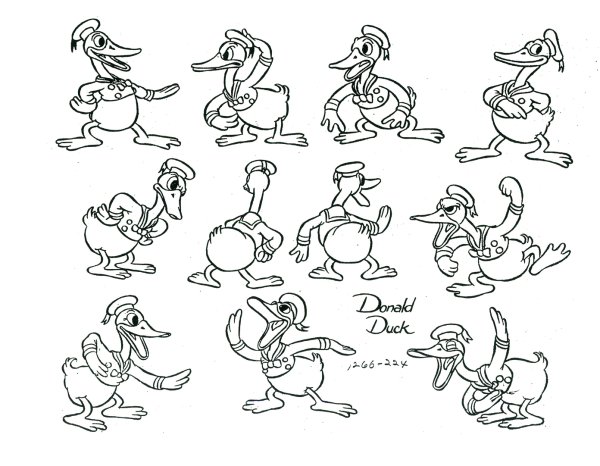 Disney 1930 Дональд