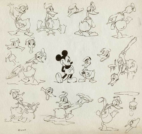Disney 1930 Дональд