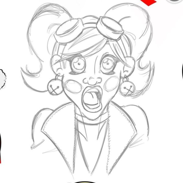 Кира Квин нарисовать карандашом