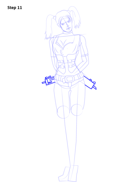 Харли Квинн рисовать поэтапно