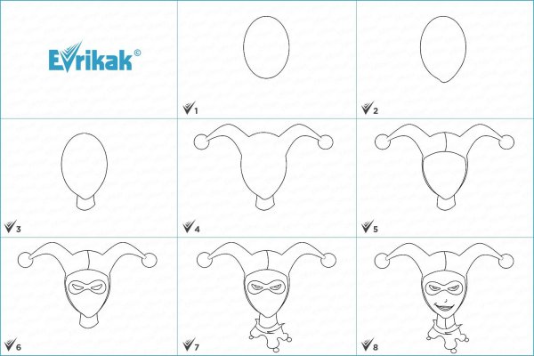 Нарисовать Харли Квинн поэтапно