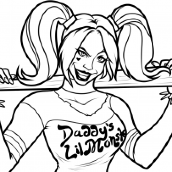 Харли Квинн рисунок