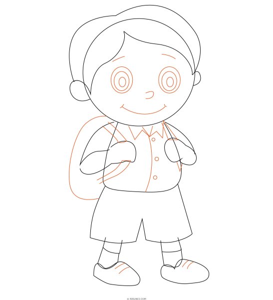 Ученик рисунок карандашом