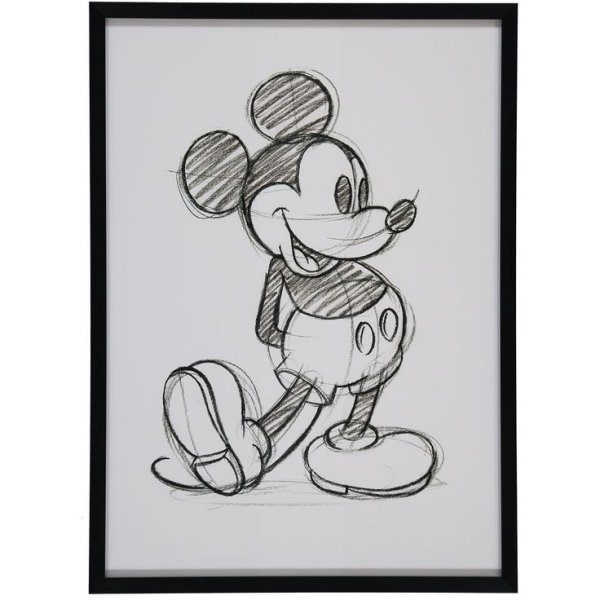 Микки Мауса карандашом