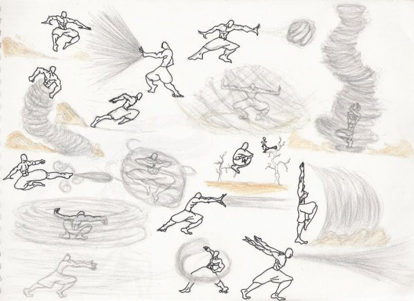 Аватар магия воздуха референс