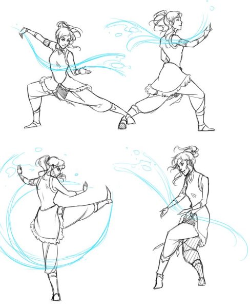 Маг референс позы