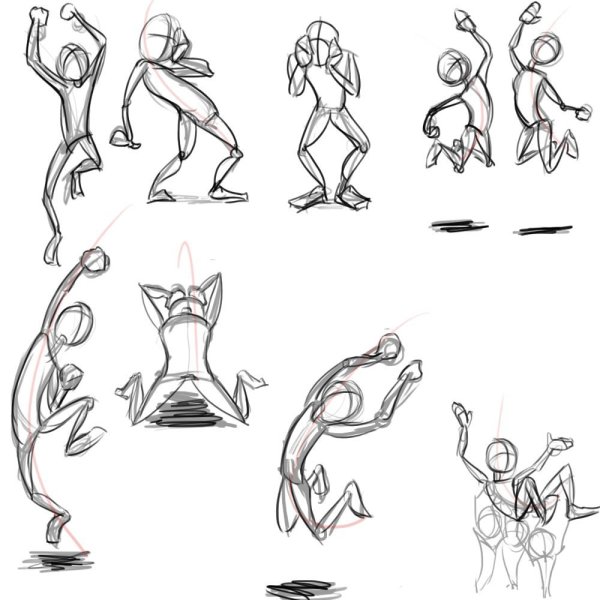 Позы для рисования персонажей