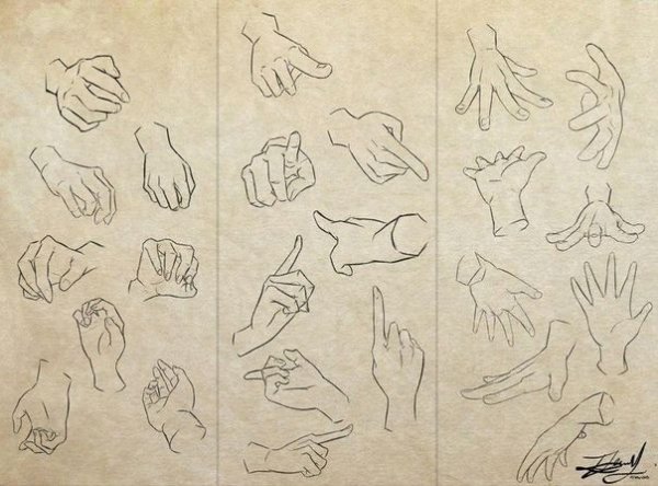 Позы для рисования магия в руках