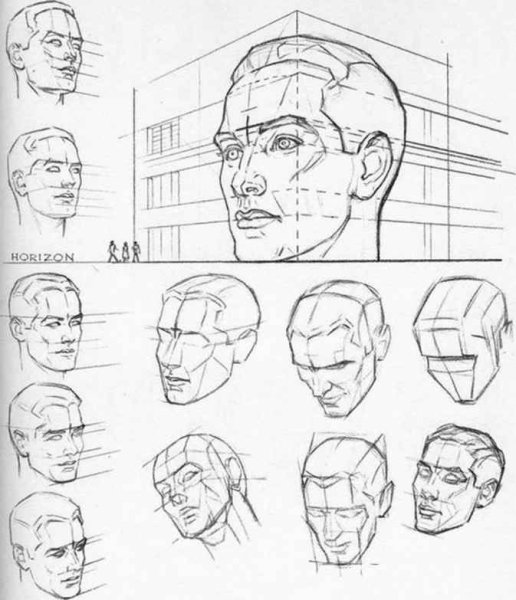 Эндрю Лумис рисование головы и рук