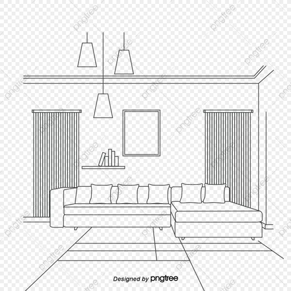 Комната схематично