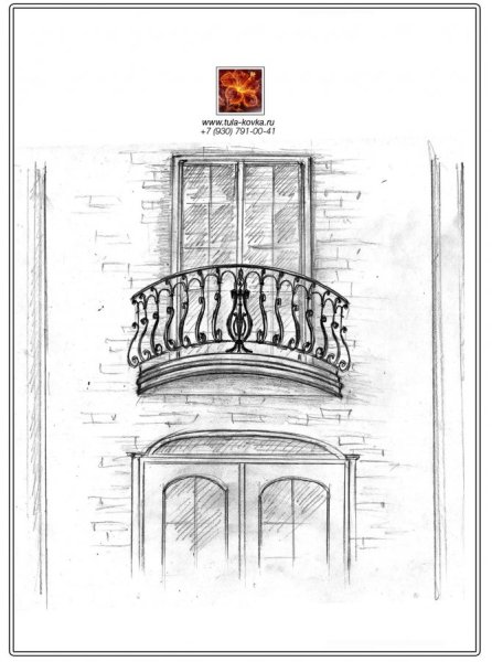 Балкон рисунок карандашом для детей