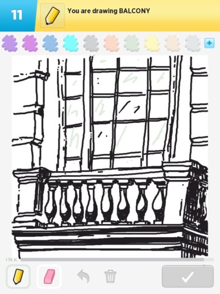 Нарисовать на балконе