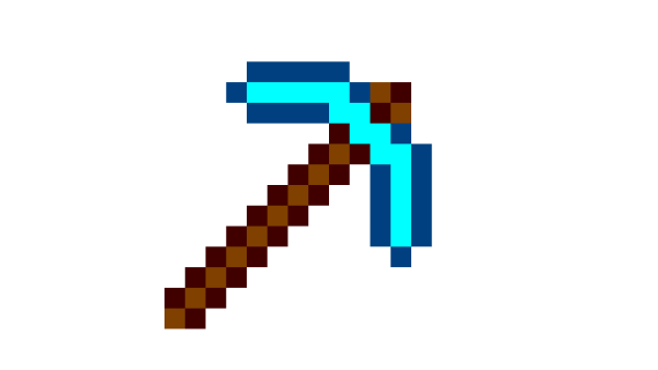 Алмазная кирка майнкрафт из игры