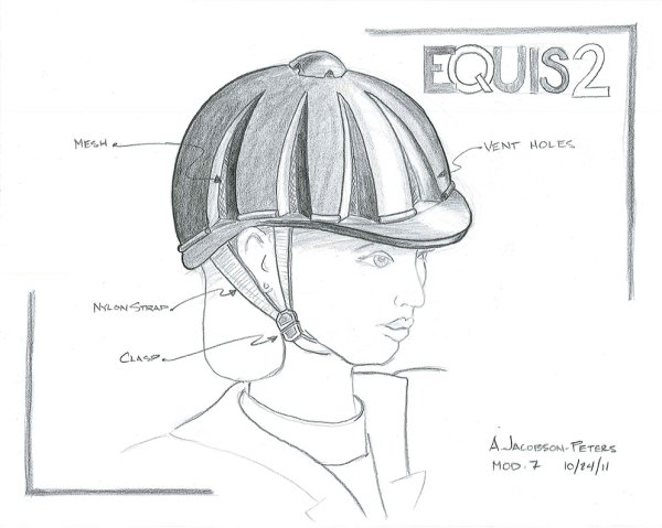 Форма для рисунка каска
