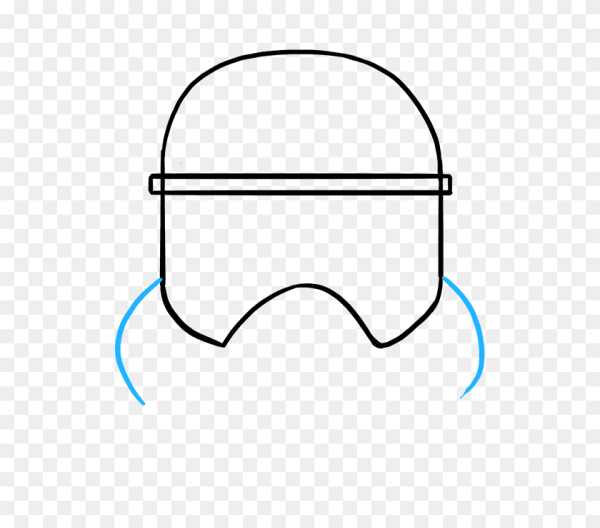 Легкий нарисованный шлем