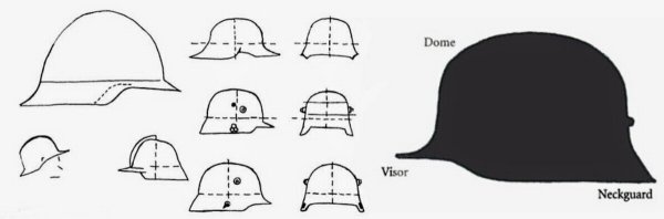 Немецкий шлем м35 чертежи