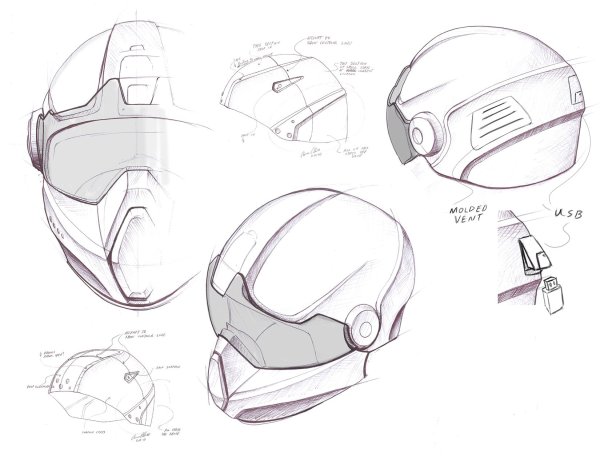 Чертёж шлема PSH-77