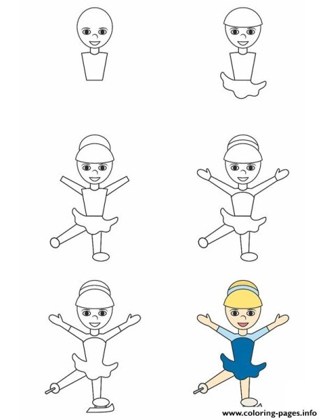 Рисование человека для детей