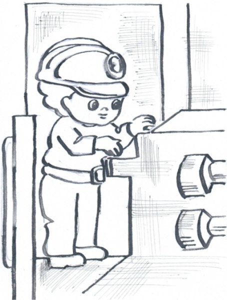 Рисунок ко Дню Шахтера