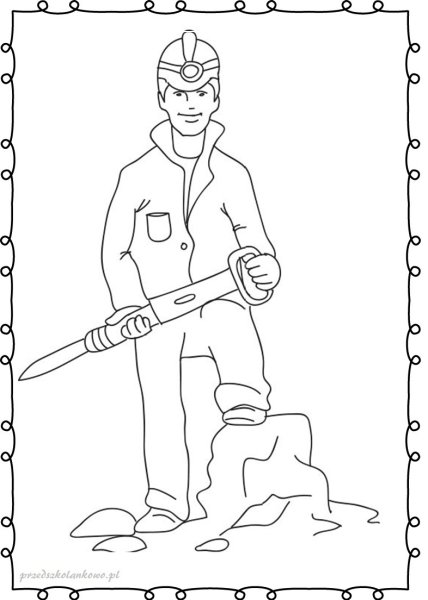 Раскраска Шахтер