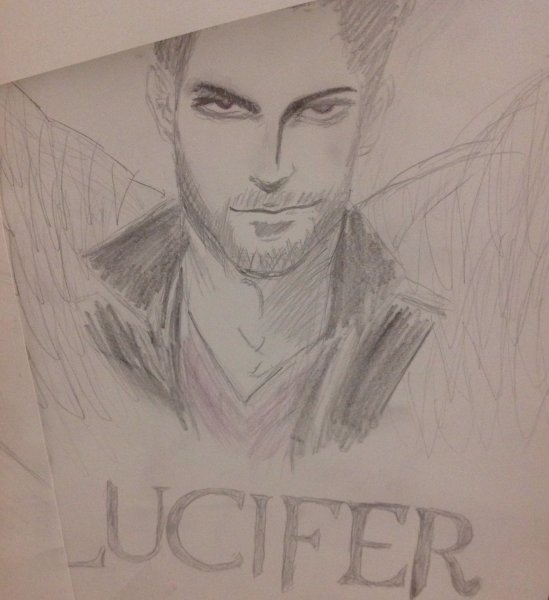 Люцифер Морнингстар для срисовки
