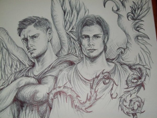 Люцифер vs Михаил сверхъестественное