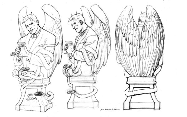 Секрет небес Наброски Люцифер