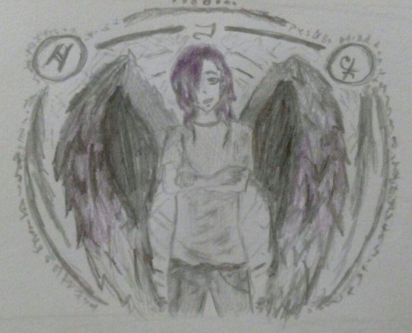 Люцифер карандашом аниме