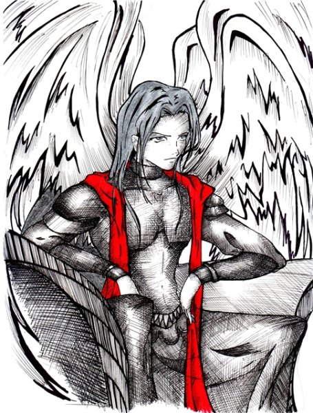 Люцифер рисовка