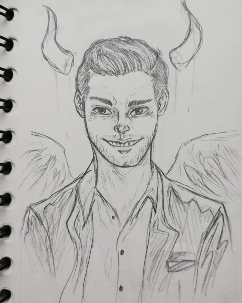 Люцифер Морнингстар скетч