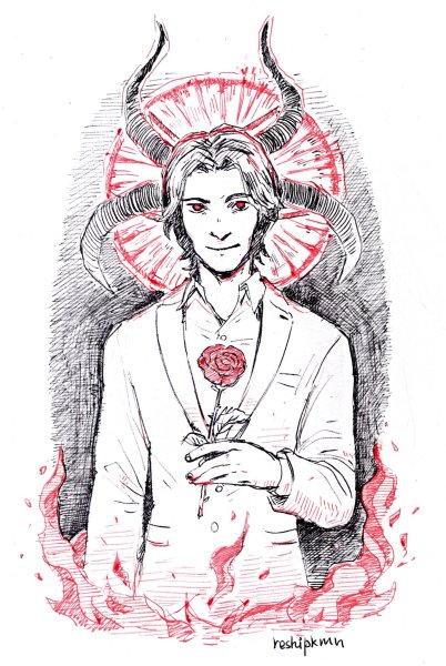 Секрет небес Люцифер для срисовки