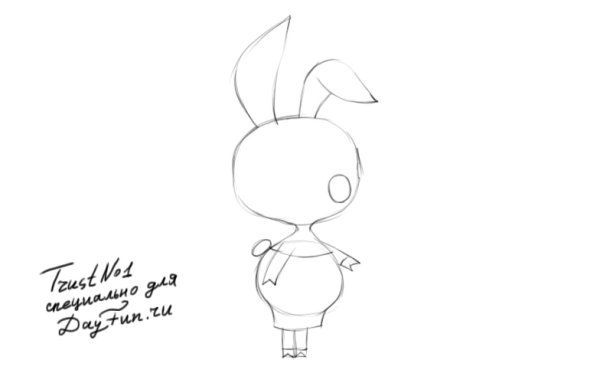 Пятачок рисунок карандашом