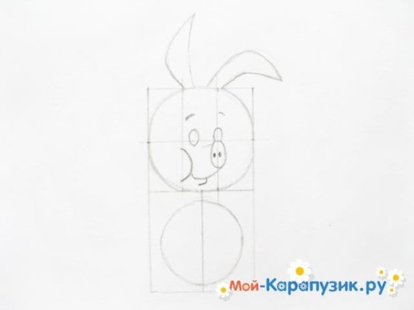 Пятачок рисунок поэтапно