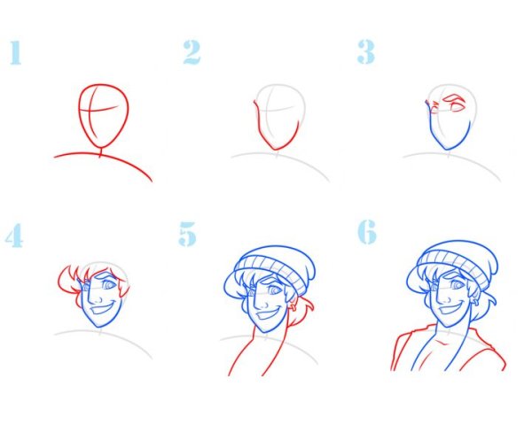 Алладин рисунки пошагово