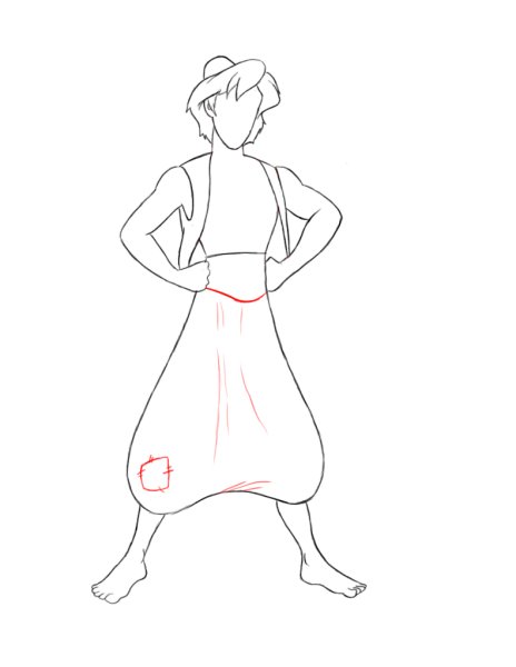 Алладин рисунки пошагово