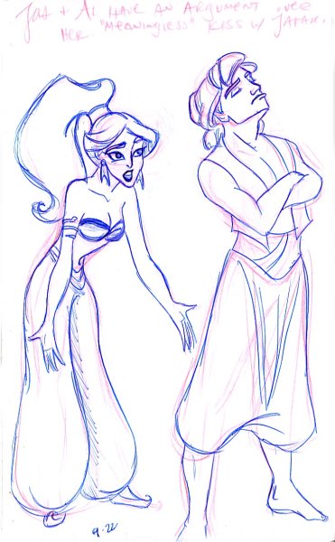 Алладин раскраска