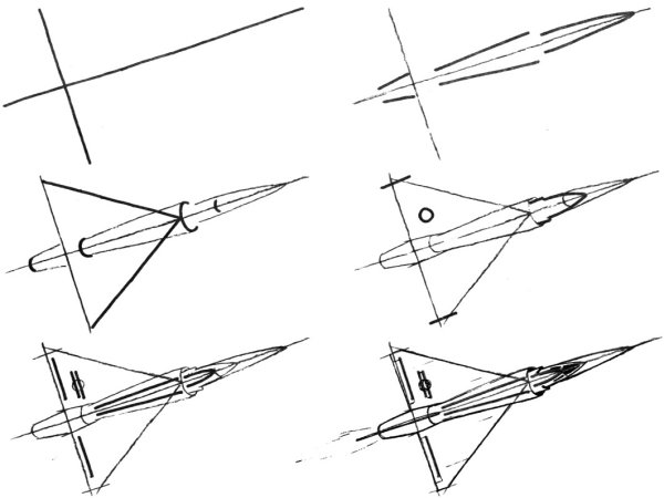 Самолет для рисования