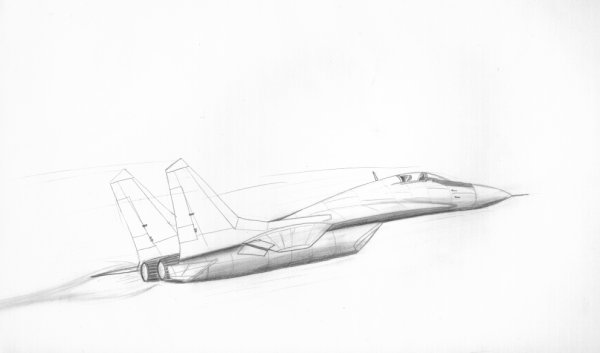 Истребитель миг 31 самолет рисунок