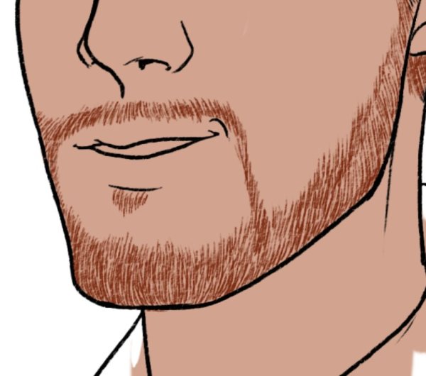 Мультяшная щетина