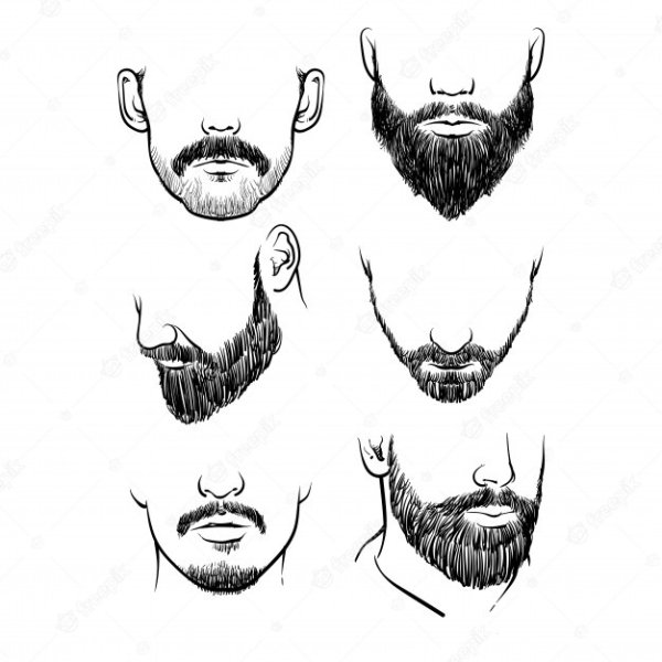 Как нарисовать губы карандашом мужские