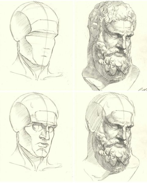 Портрет парня карандашом для срисовки