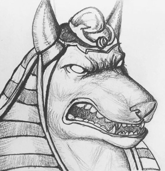 Анубис скетч