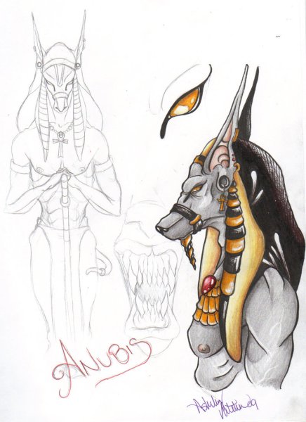 Египет эскизы Бастет