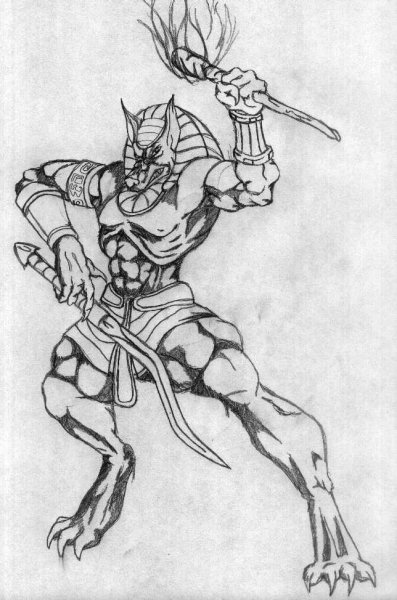 Иероглиф Бога Анубиса