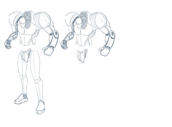 Нарисовать киборга