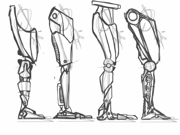 Протез ноги референс