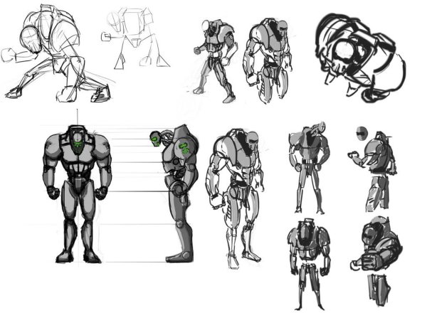 Нарисовать киборга