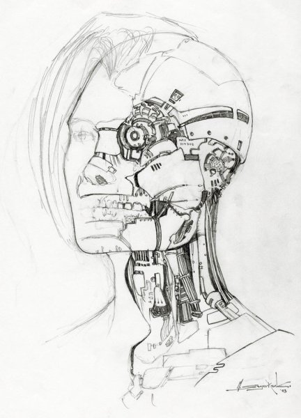 Человек будущего рисунок