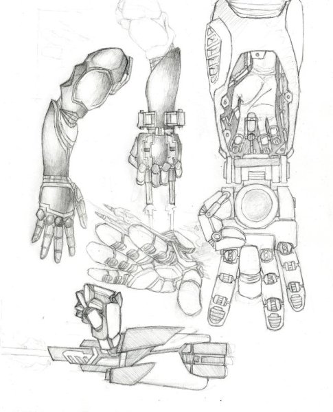 Чертежи бионического протеза