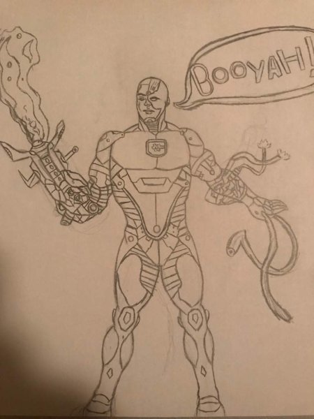 Киборг убийца рисунок